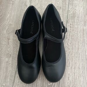 Capezio Mary Jane Tap Shoe Black Women's Size 8W  Dance